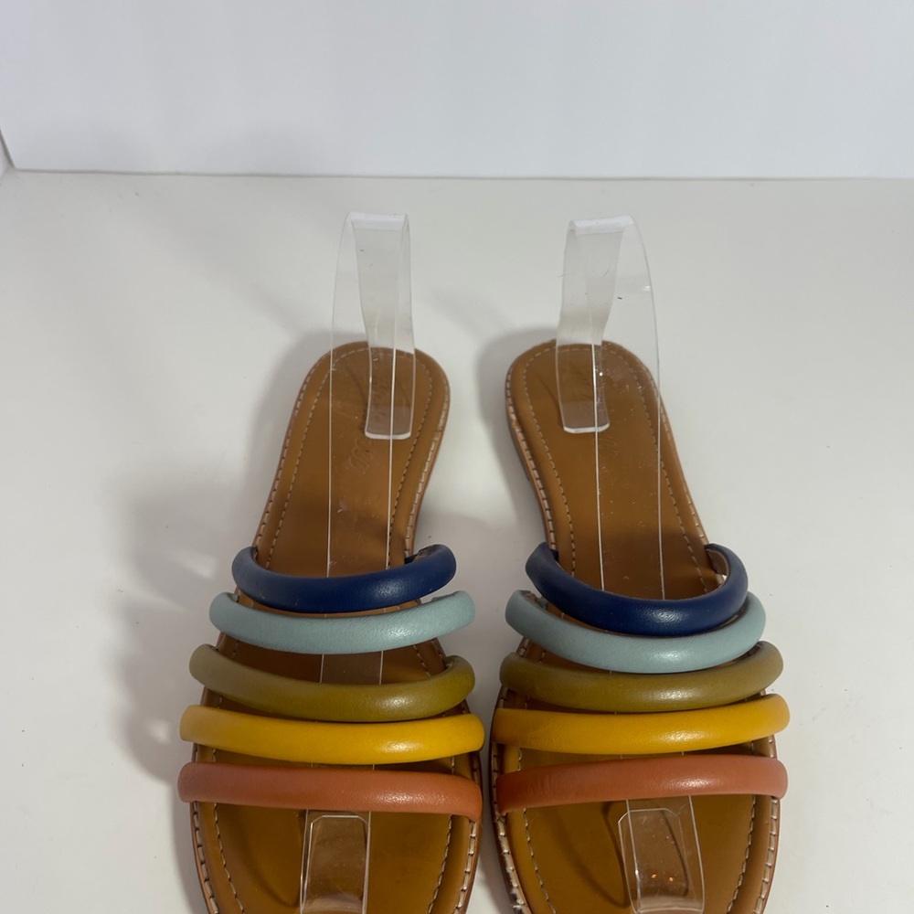 Madewell the Addie Slide Sandal multicolor woman’s size 9